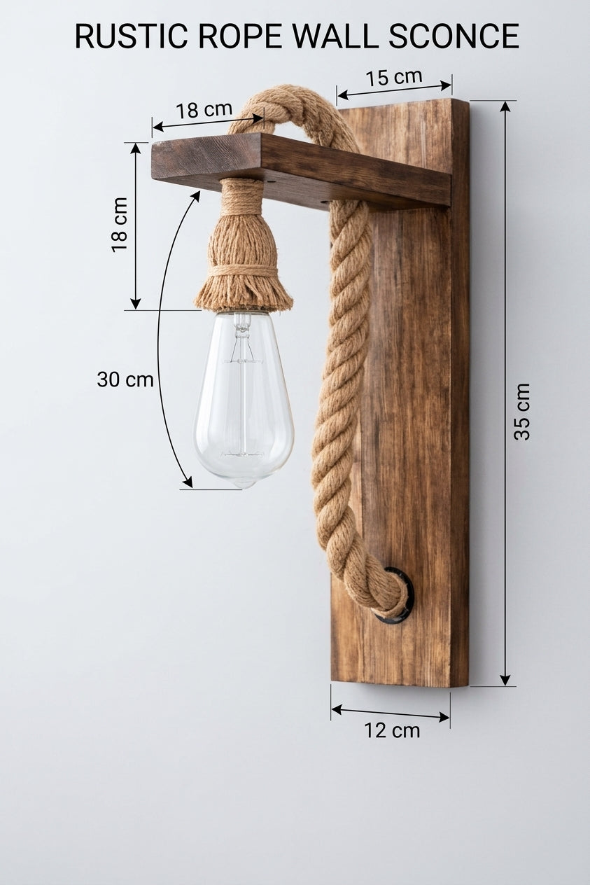 Vintage Rustic Wall Lamp